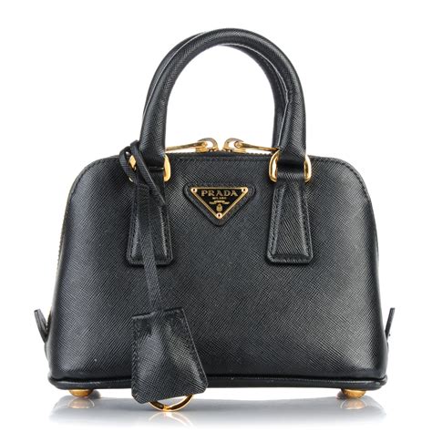 prada saffiano lux mini promenade|PRADA Saffiano Lux Mini Promenade Tote Black .